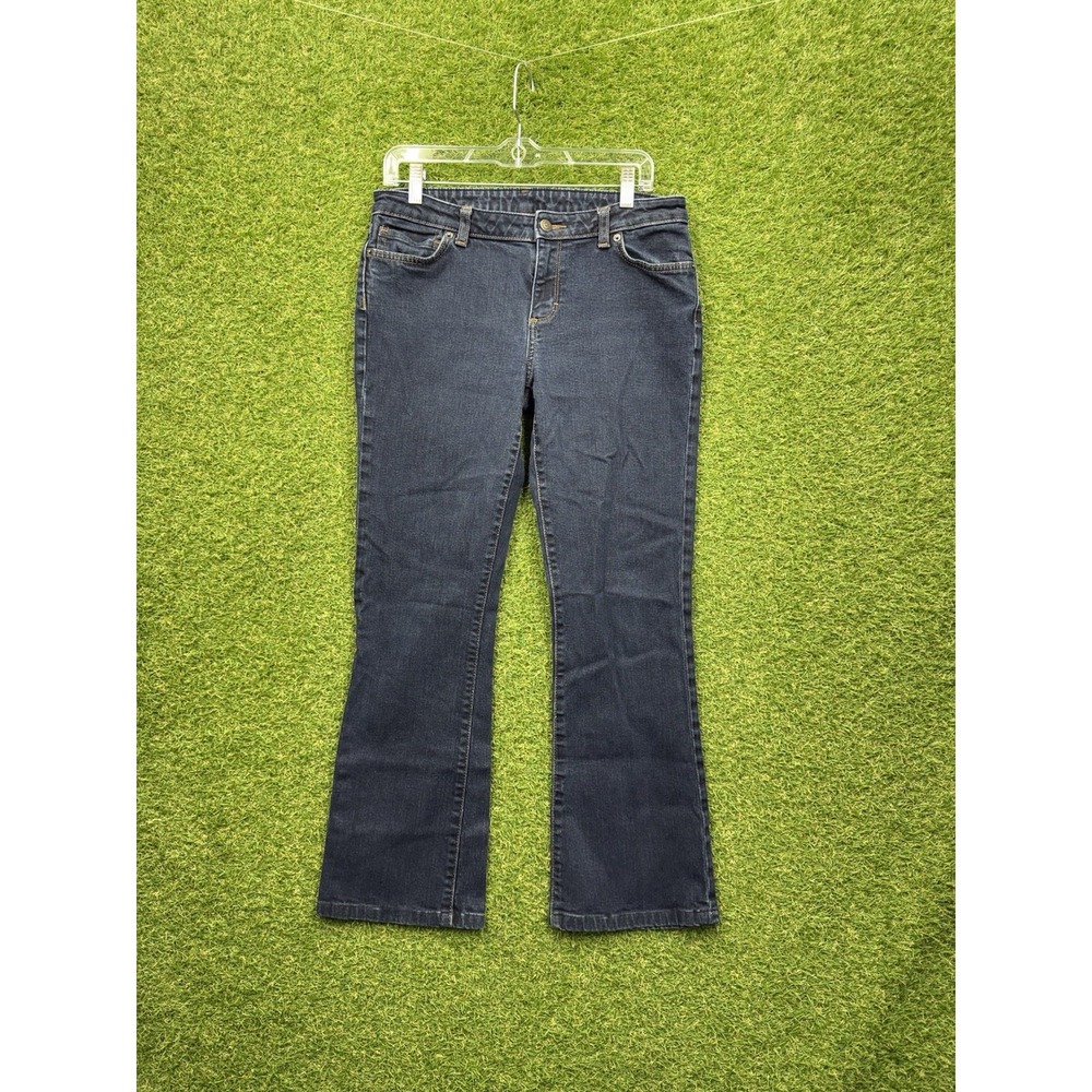 Patagonia Jeans Womens 31 Dark Wash Bootcut Flare Organic Cotton 56905 p112